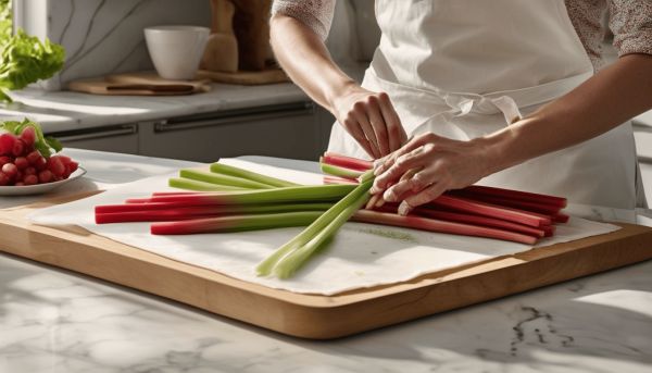 Congeler la rhubarbe facilement et préserver ses saveurs