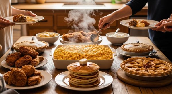 Le comfort food américain : la magie des plats réconfortants à l’honneur